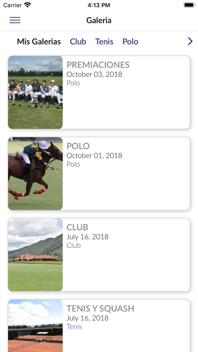 Polo Club de Bogotá Screenshot