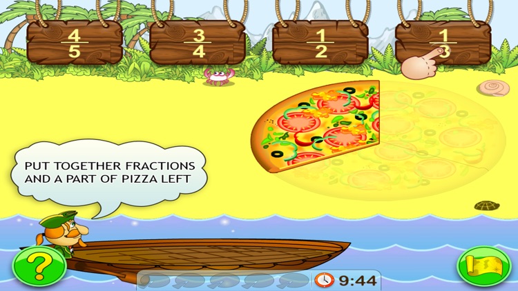 Fractions. Smart Pirates screenshot-3