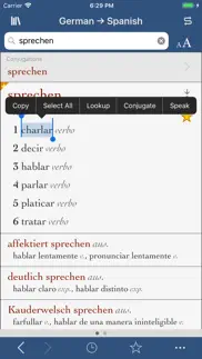 ultralingua spanish-german iphone screenshot 1