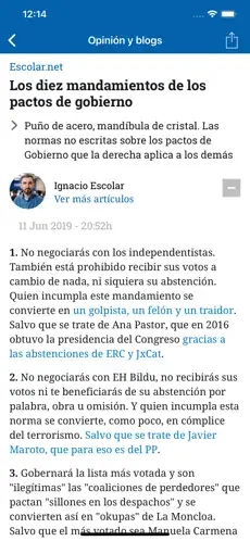 Screenshot 5 eldiario.es iphone