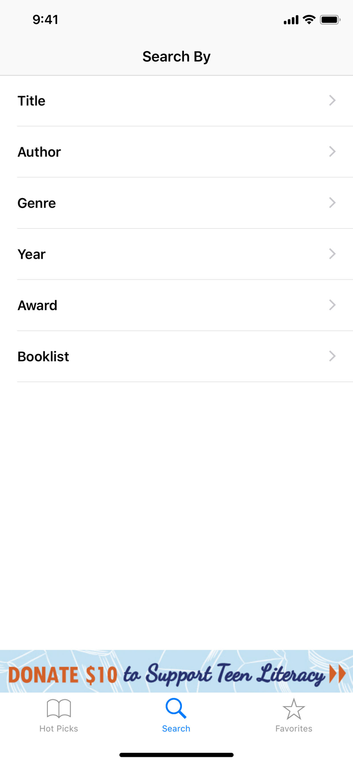 YALSA’s Teen Book Finder