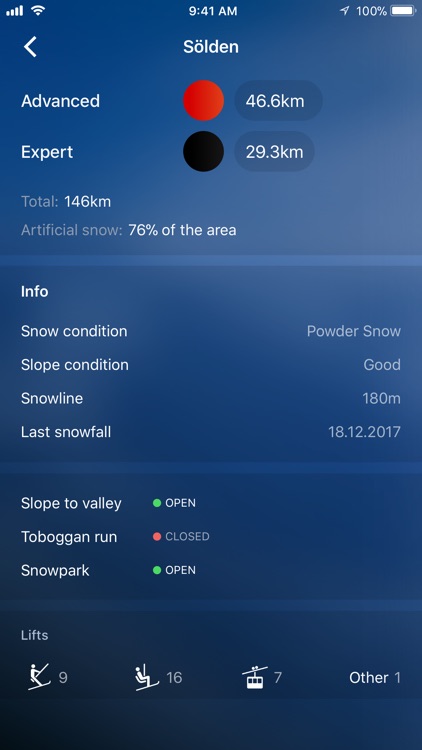 Snow Report Ski App