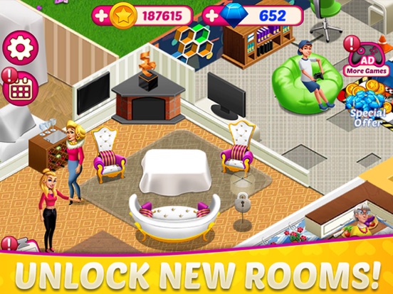 Screenshot #6 pour Design de Maison Home Match 3