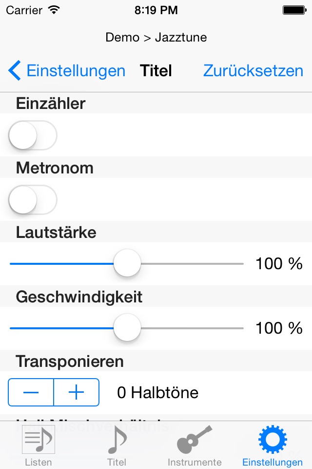 MidiOnStage screenshot 2