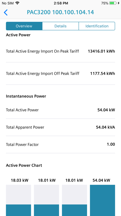 SENTRON powerconfig Screenshot