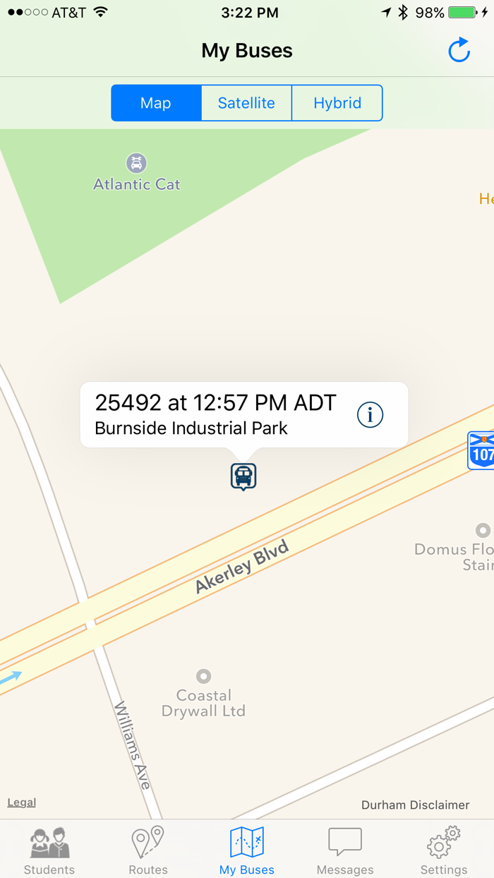 Petermann Bus Tracker