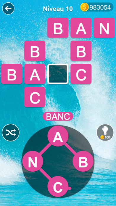 Screenshot #1 pour Word Games Tour: Crosswords