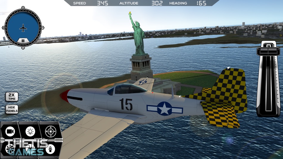 #9. Flight Simulator FlyWings 2017 (iOS) 由: Thetis Consulting
