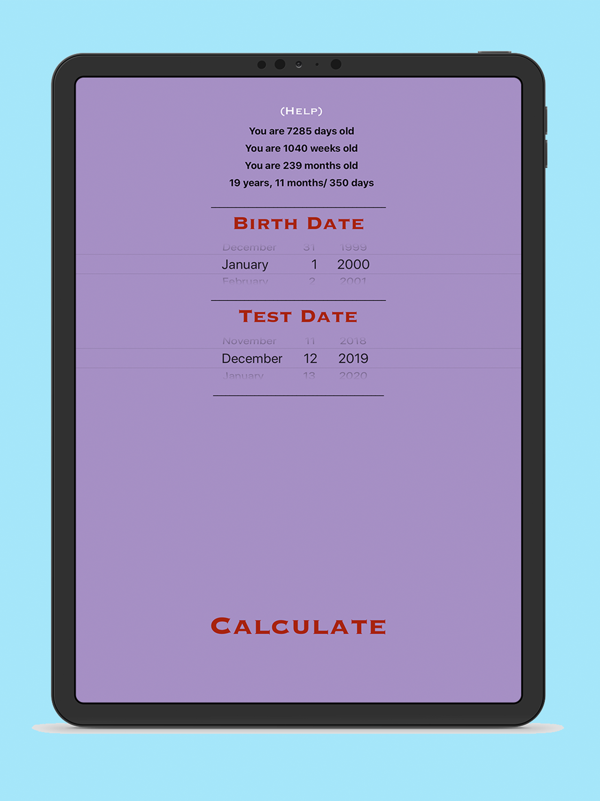 Brainy Skills Age Calculator screenshot 6