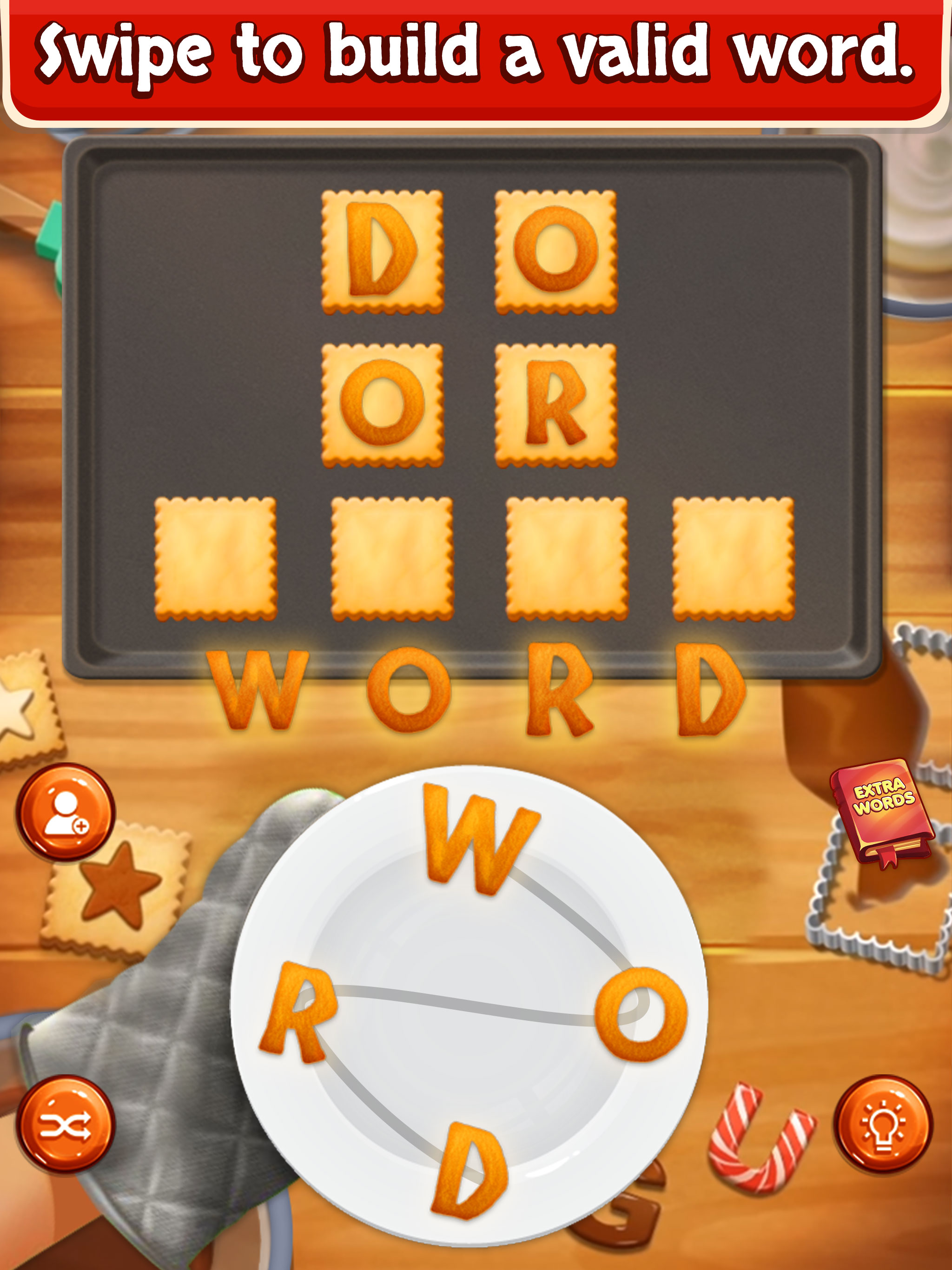 Connect Cookies Word Puzzle