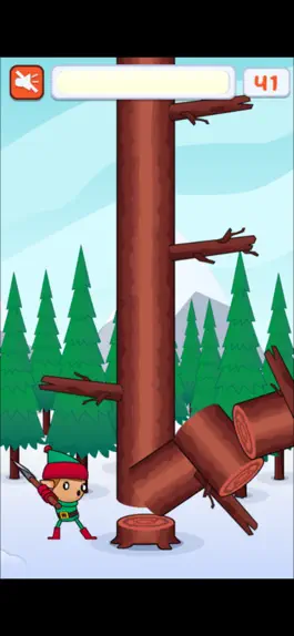Game screenshot Lumberjack Santa Claus apk