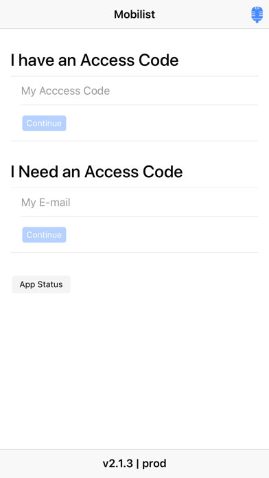Mobilist Team App Screenshot