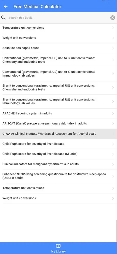 Mehrsys Medical Calculator