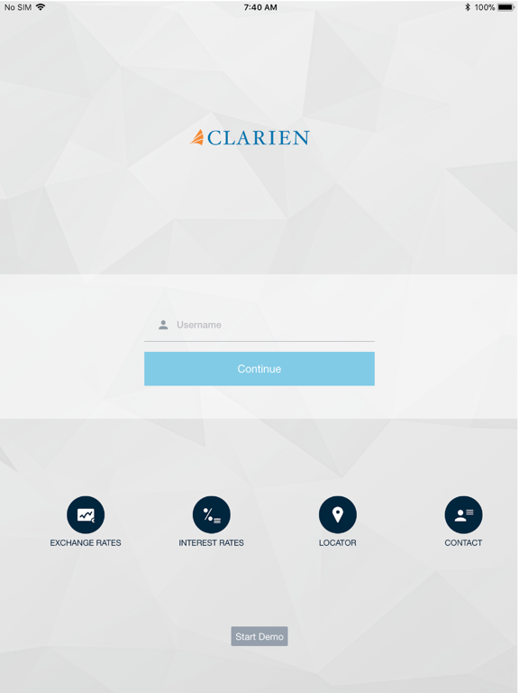 Screenshot #4 pour Clarien iBank Mobile
