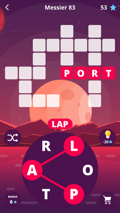 Space Words: Crossword Puzzles Screenshot