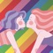 Girl In Pride Love Stickers