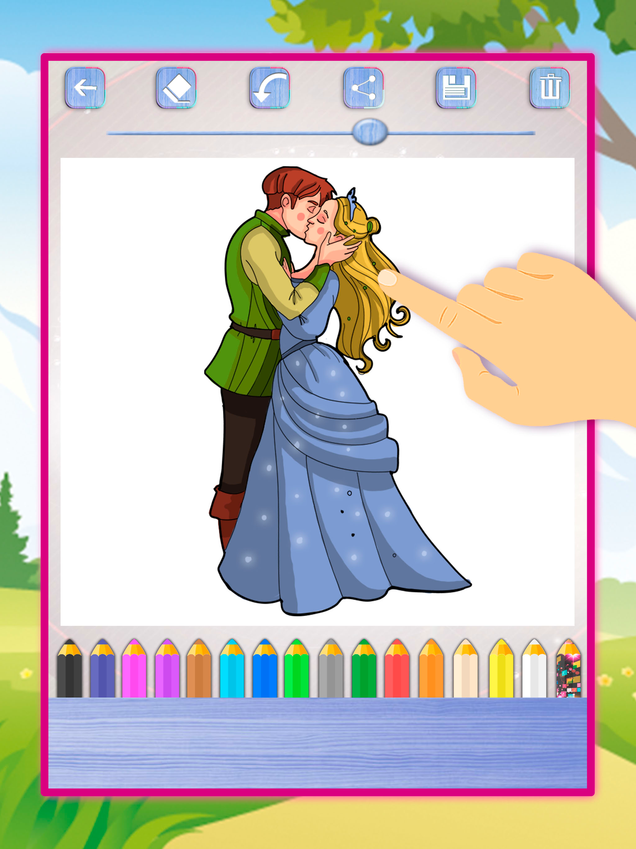 Fairy Princesses Coloring Book screenshot 8