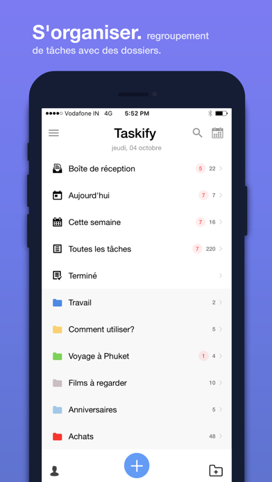 Screenshot #1 pour Taskify: liste de tâches