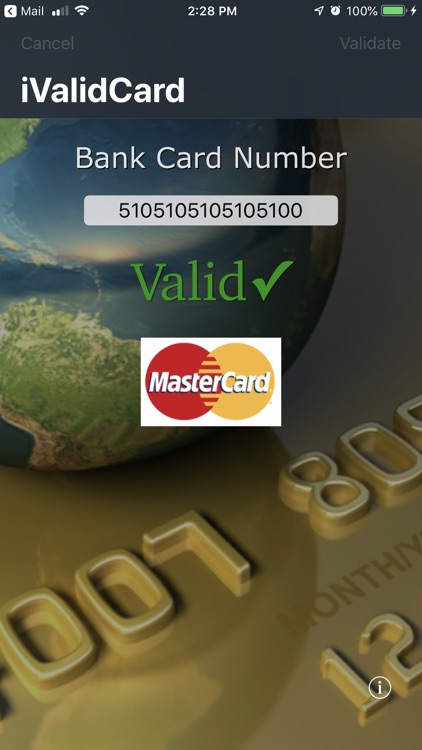 iValidCard