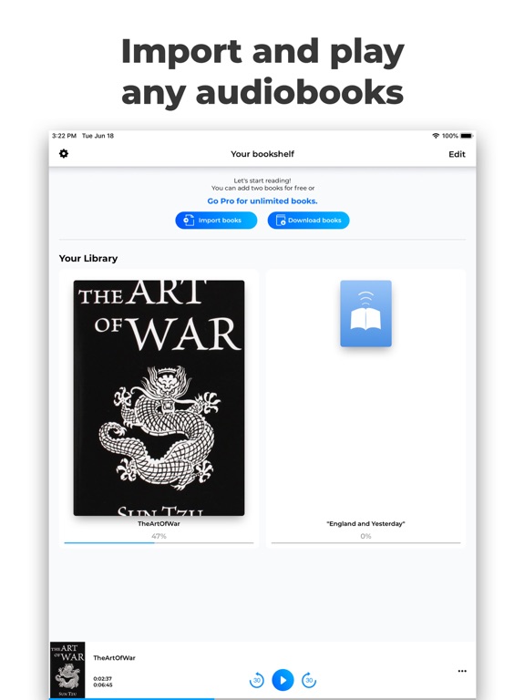 Screenshot #6 pour Audiobook Player SmartBook