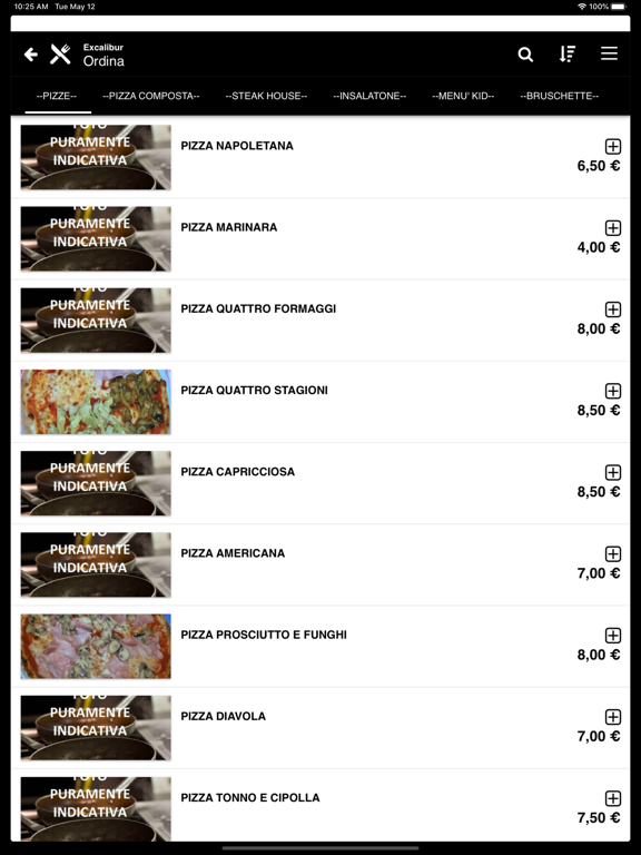 Screenshot #5 pour Excalibur Ristorante Pizzeria