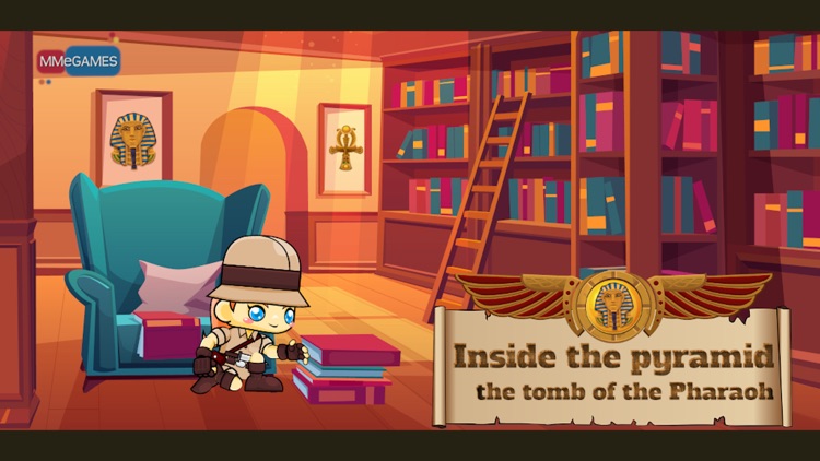 Inside the pyramid