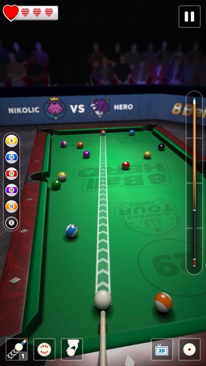 8 Ball Hero - Pool Puzzle Game screenshot-0