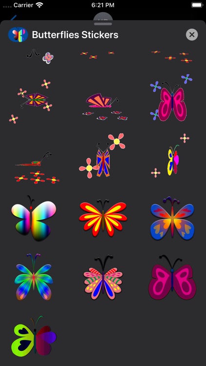 Butterflies Stickers screenshot-6
