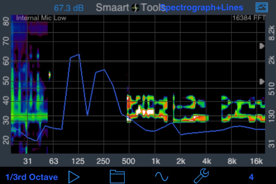 SmaartTools Single Channel RTA screenshot 3