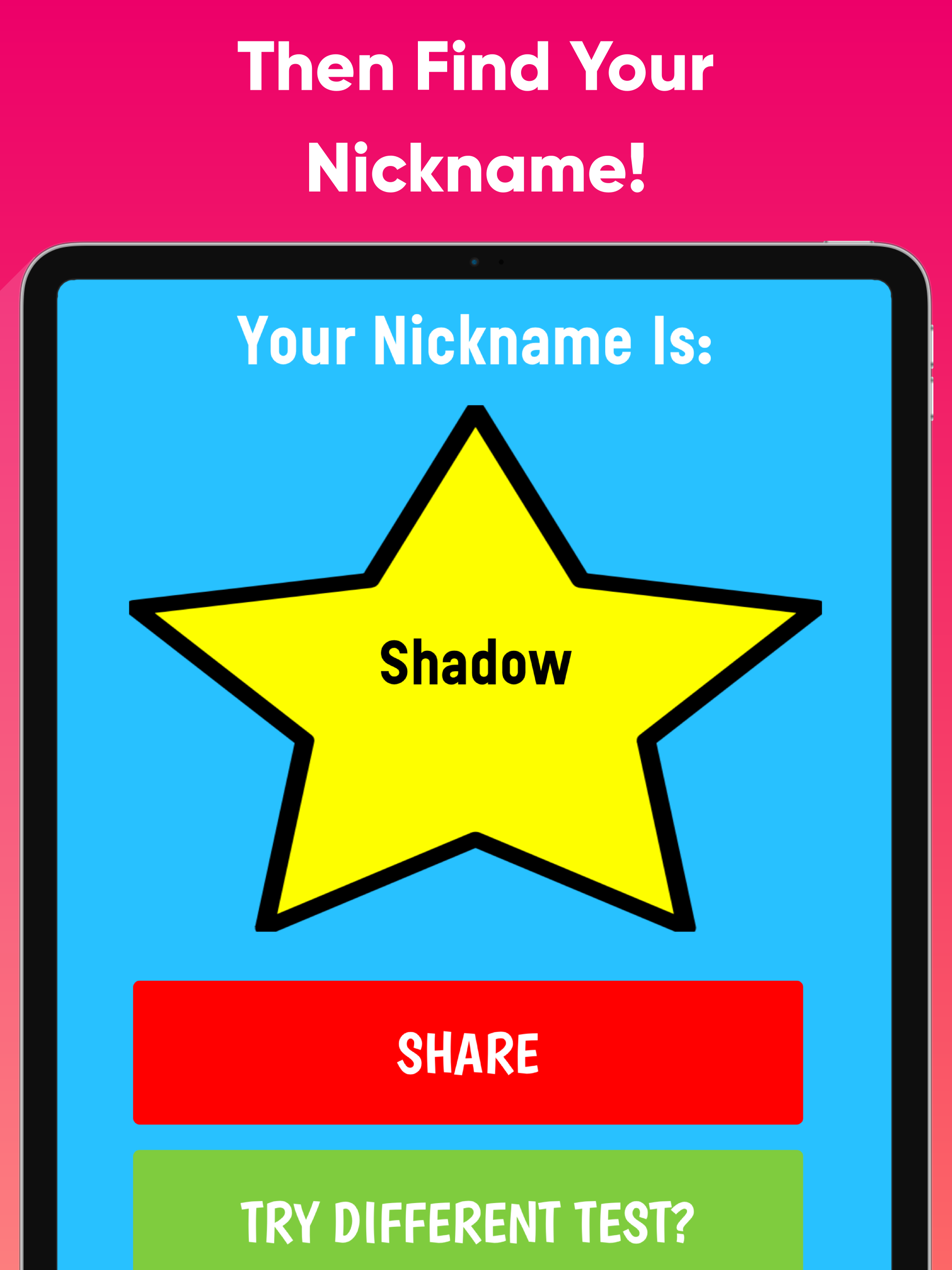 Find Your Nickname
