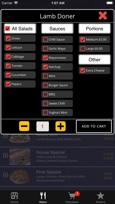 Firats Place - Pizzas Kebabs screenshot 4