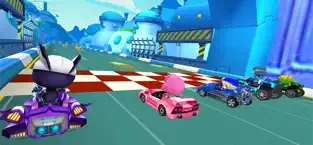 Captura de Pantalla 1 Masked Heroes: Kart Racing 3D iphone