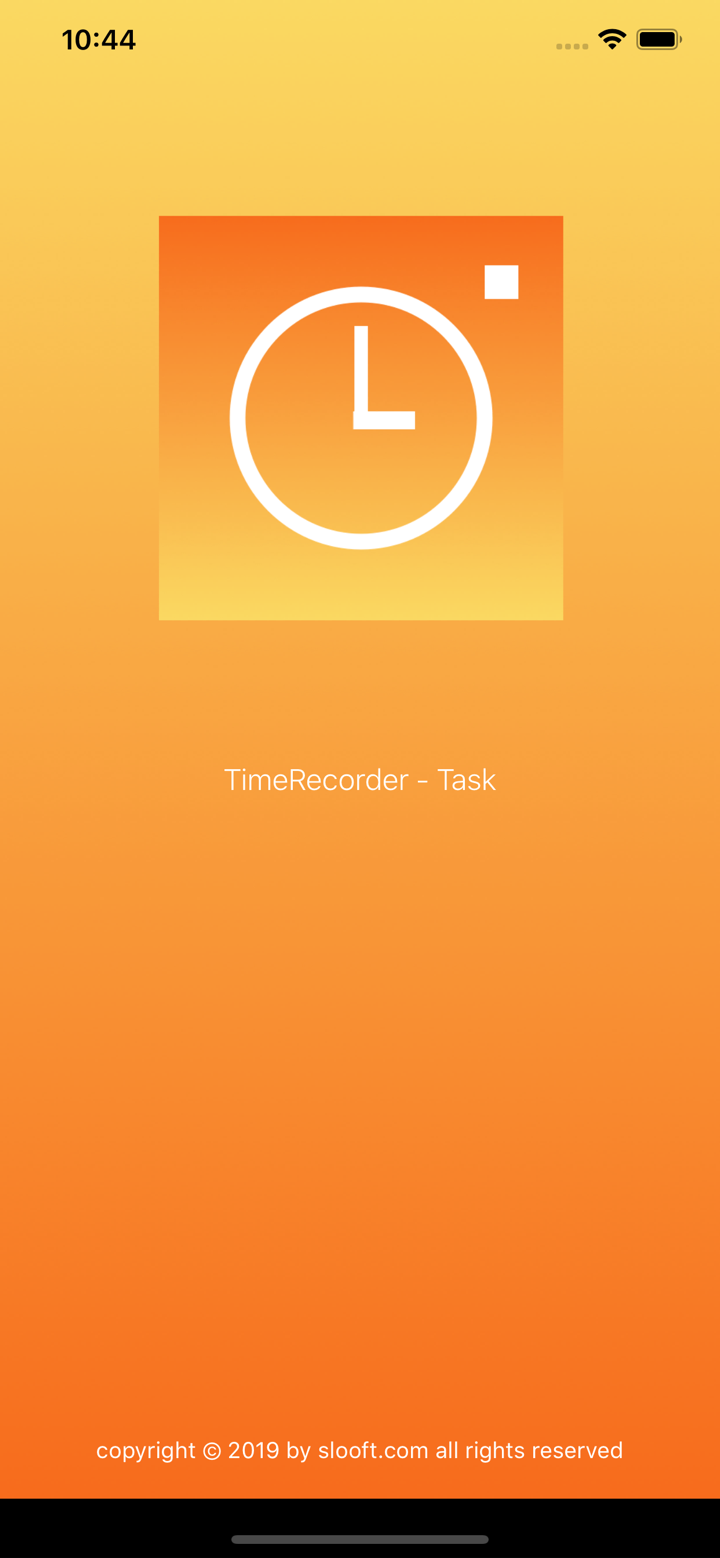 TimeRecorder Task screenshot 1