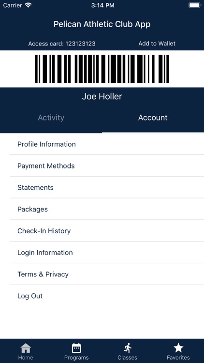 Pelican Athletic Club New