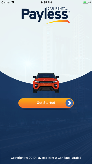 Screenshot 1 of Payless Car Rental App