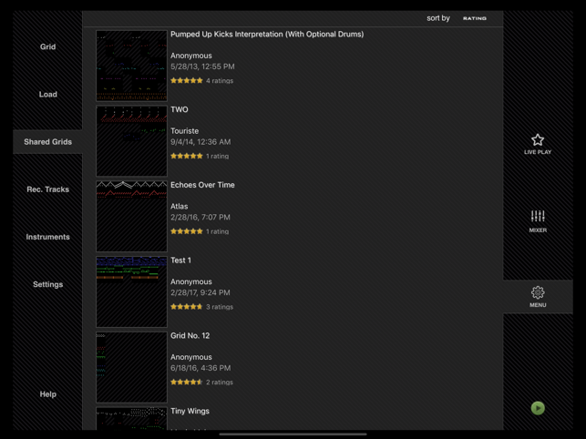 ‎SoundGrid Screenshot