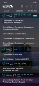 Chennai Suburban Train Timings screenshot #2 for iPhone