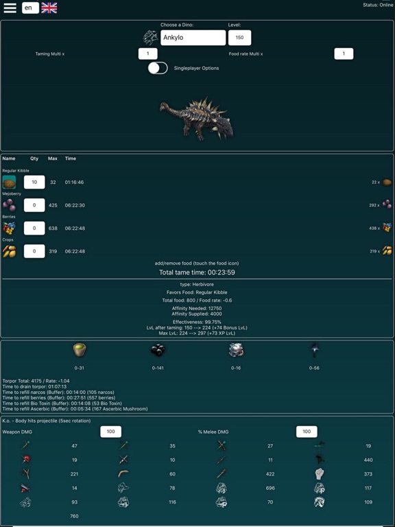 Screenshot #4 pour A-Calc pour Ark Survival Evolv