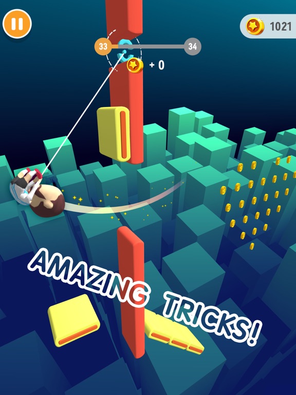 Screenshot #6 pour Swing Hero - Leap And Glide 3D