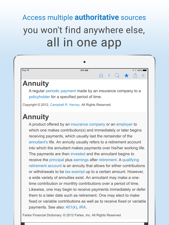 Screenshot #6 pour Financial Dictionary by Farlex