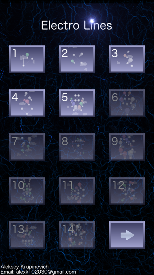 #5. Electro Lines (iOS) 由: ALEXEY KRUPINEVICH