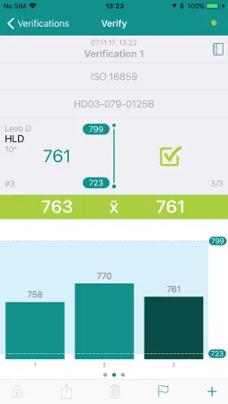 Equotip screenshot 3