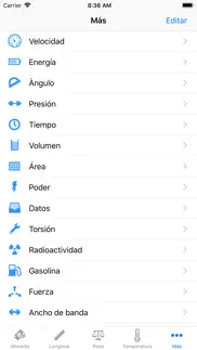 convertir - unidad y divisas iphone capturas de pantalla 4