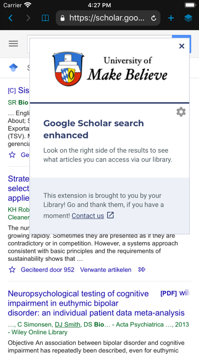 Screenshot #2 pour Academic Browser