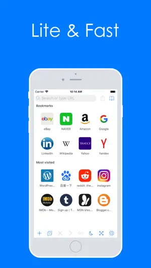 Pure Web Browser screenshot 1