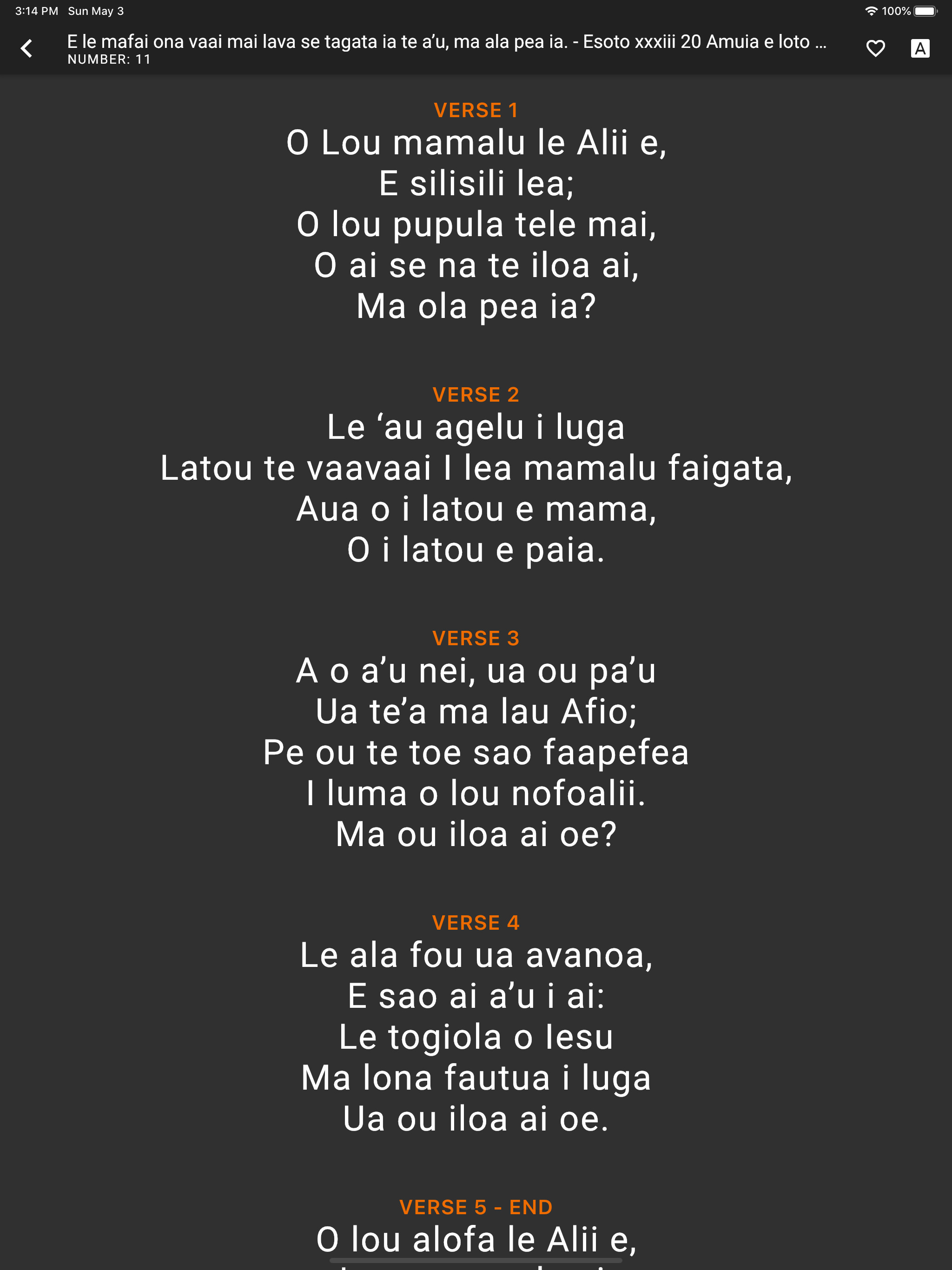 Samoan Hymn screenshot 12