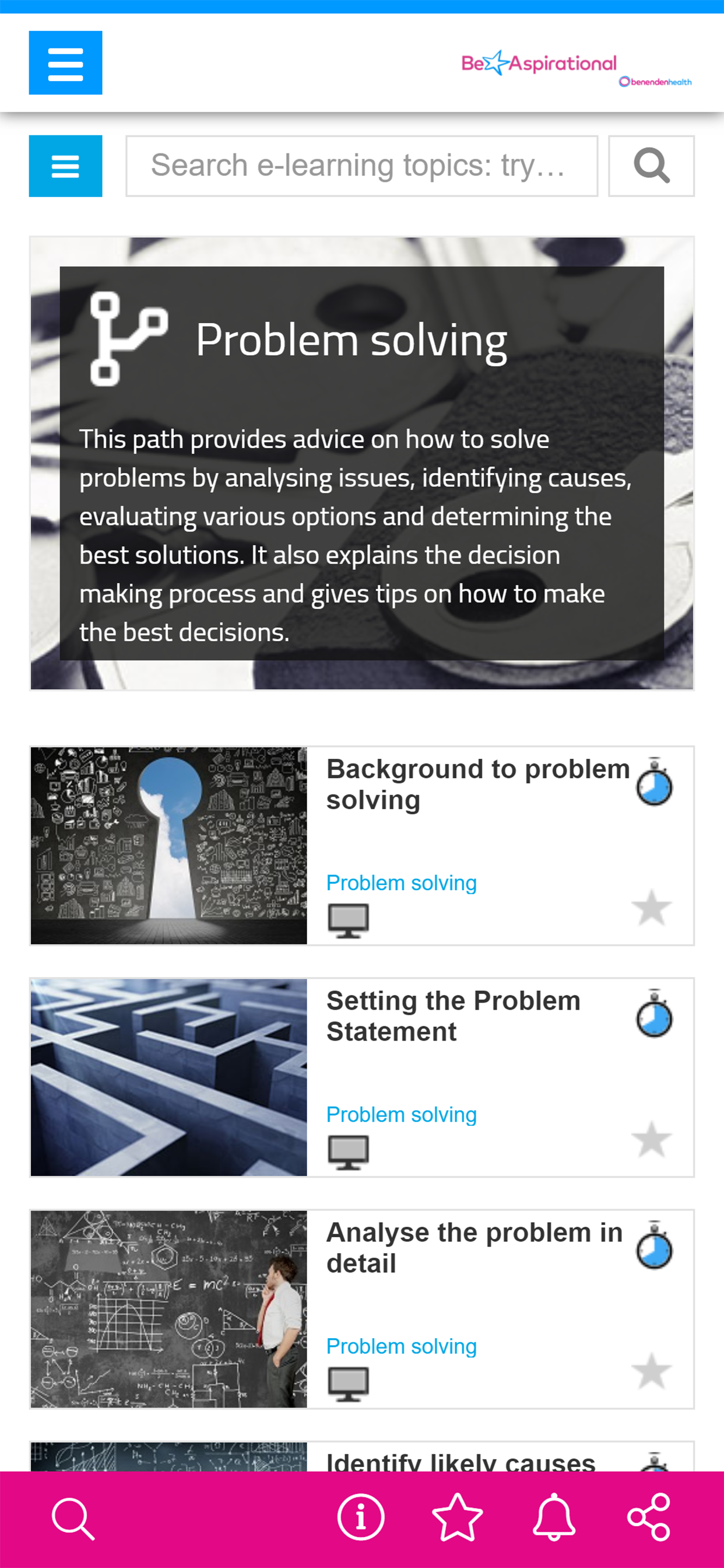Be Aspirational Career Hub screenshot 3