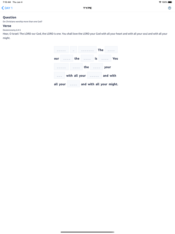 Truth Trackers iPad screenshot