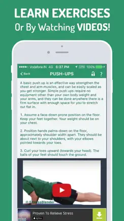 7 Minutes Workout & Exercises iPhone image 4