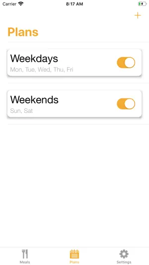 Meal Reminders screenshot 3